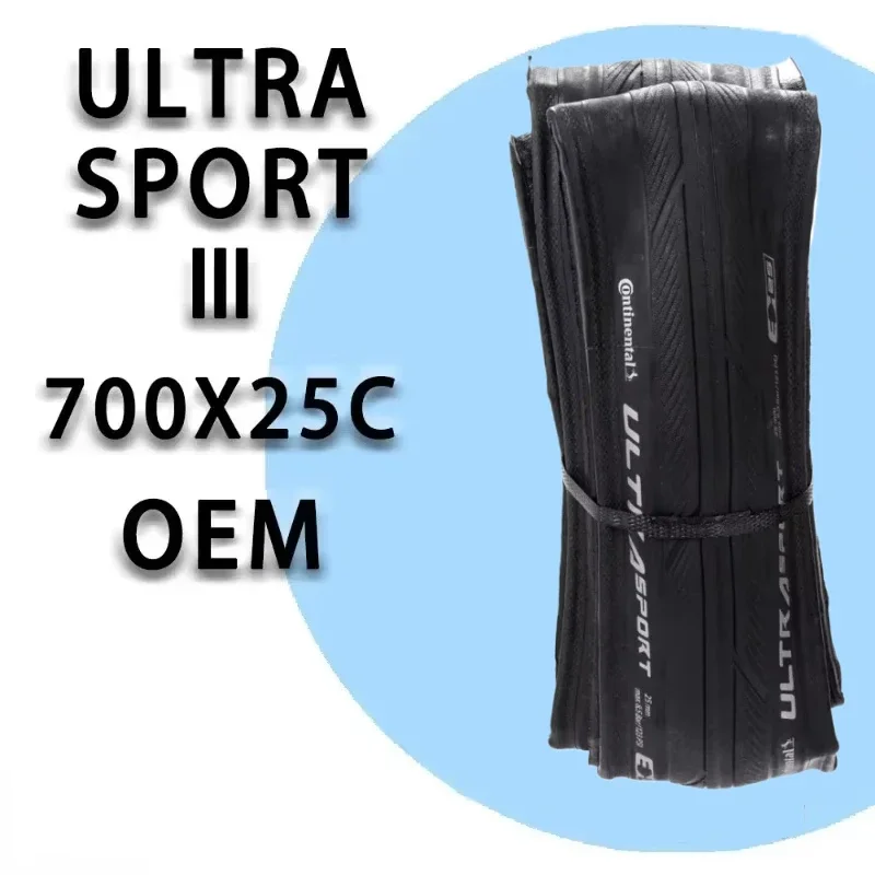 AliExpress NONE Continental 700x25C Ultra Sport 3  Original OEM Folding Bicycle Tire PureGrip Compound Black Foldable  Road Bike Tyre
