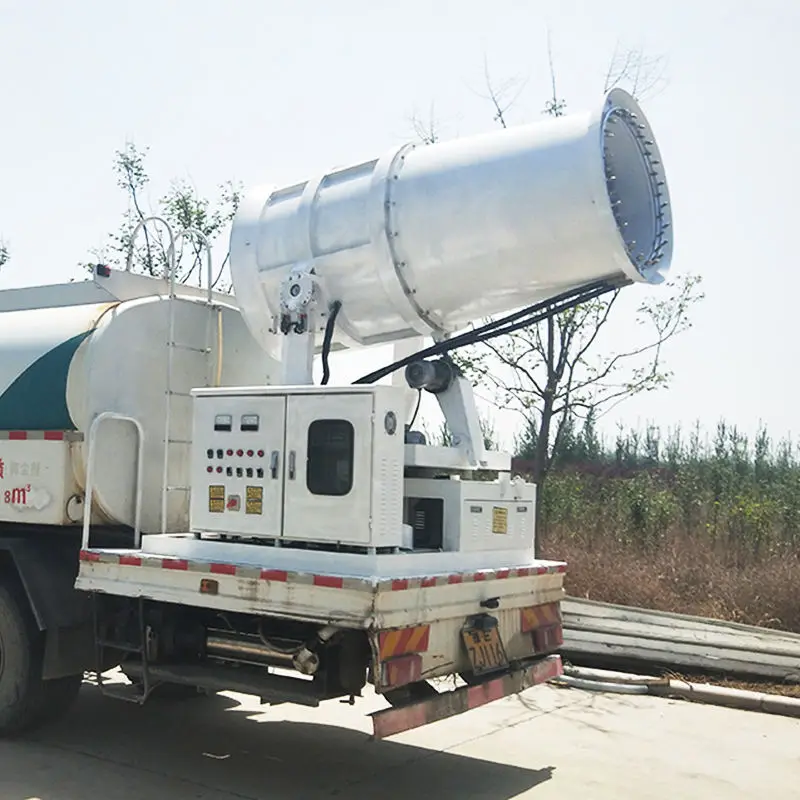 Factory Direct Mining Site Demolition Site Port Terminal Fog Cannon Machine Adjustable Spray Angle Mist Cannon Machine