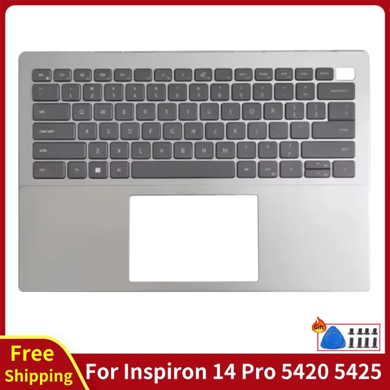 For Inspiron 14 Pro 5420 5425 P157G New Laptop With US Keyboard Palmrest Upper Top Cover Computer Replace Accessories Casing