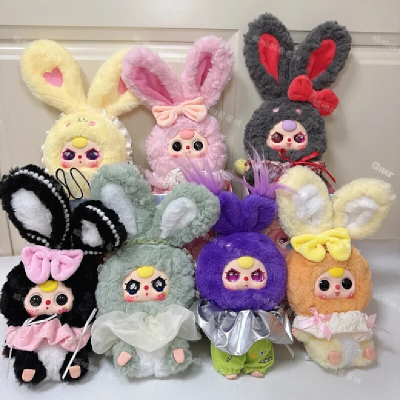 

Слепая коробка Release Baby Three Lilyrabbit Town V2 Mystery Box Виниловая плюшевая шарнирная фигурка Коллекционная экшн-кукла Подарочная игрушка