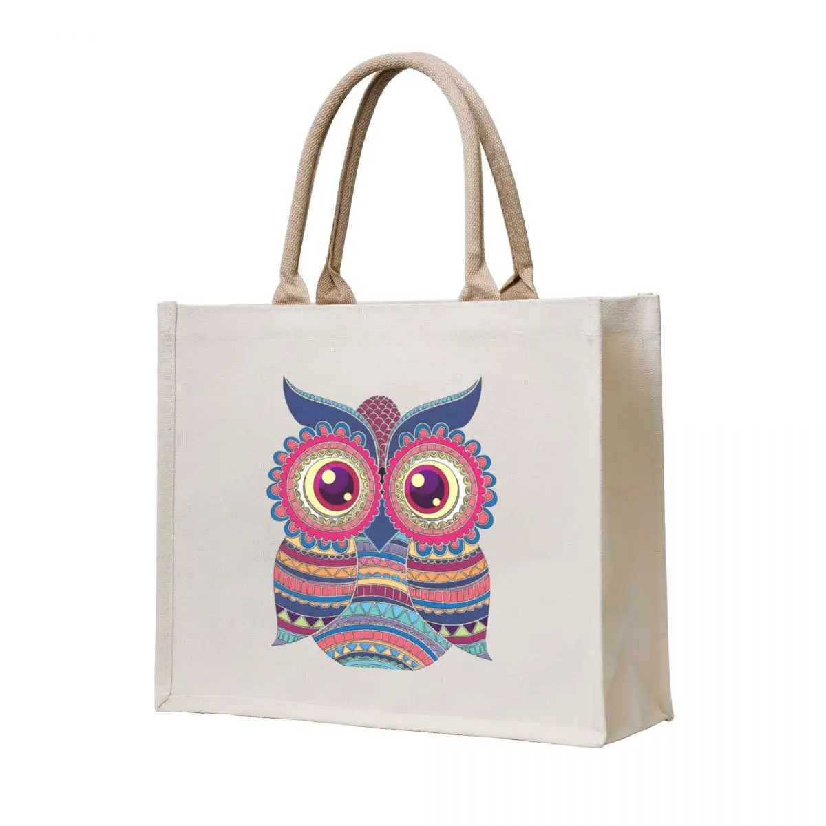 

Colorful Cute Owl - Hedwig Tote Bag Women's bag bags luxury women tote bag woman