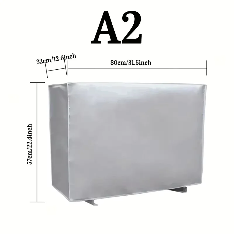 Ultimative Abdeckung für Außenklimaanlagen – langlebiger, wasserdichter und UV-beständiger Polyester-Schutz für Haushaltsgeräte – Detail 3