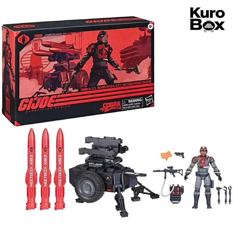 

Набор коллекционных фигурок G.I.Joe Classified Series Cobra Techno Viper 6 дюймов и система ракетной системы HISS Heetseek, новая коллекционная игрушка