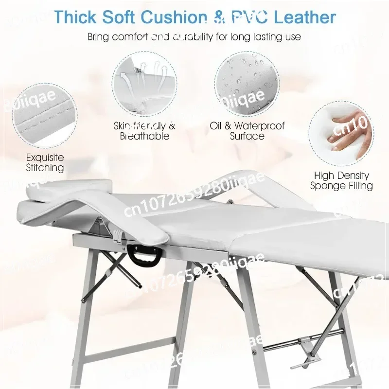 

73-дюймовое массажное кресло для салона, регулируемый массажный стол для лица, кровать