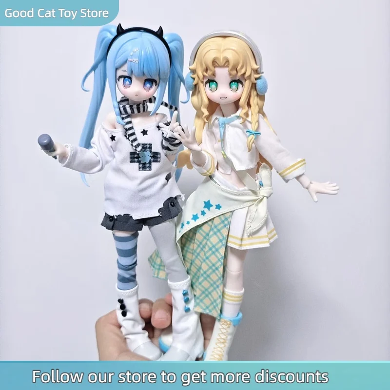 Starwish Project 1/8 Bjd Blind Box Ball Jointed Doll Twinkle E Electronic Idol Collectible Desktop Display Ornament Diy Pose