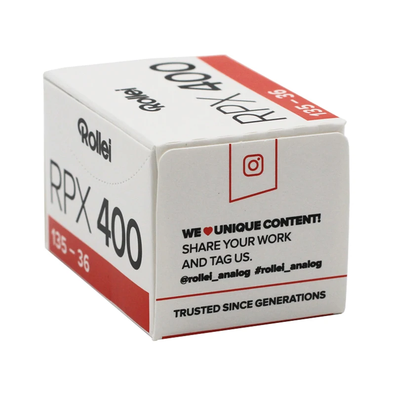 1-10 롤 Rollei RPX 400 135 35mm 흑백 네거티브 필름(36 노출/롤) Kodak 필름 카메라용(만료일: 3.2027)