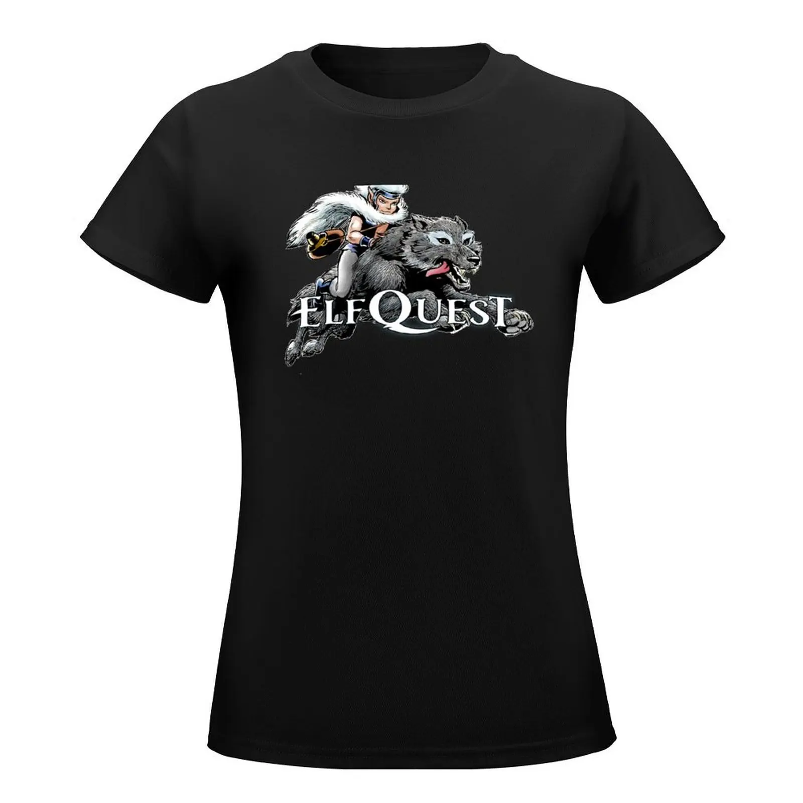 ElfQuest: Skywise and Starjumper T-Shirt vintage clothes Blouse Short sleeve tee Women t-shirts