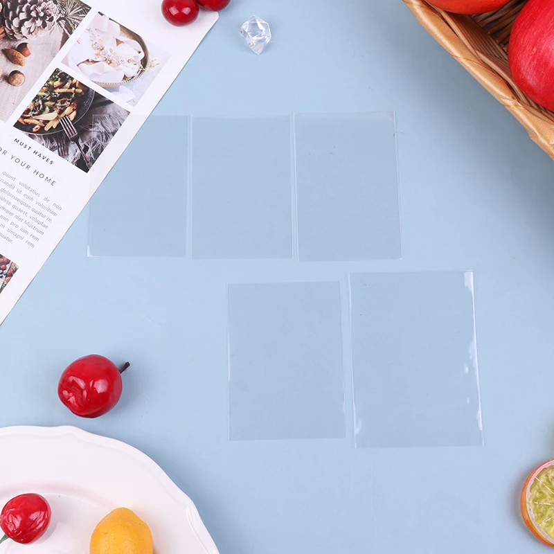 50pcs Korea Card Sleeves Photocard Holographic Protector Film Album Binder Pocket Page Protector