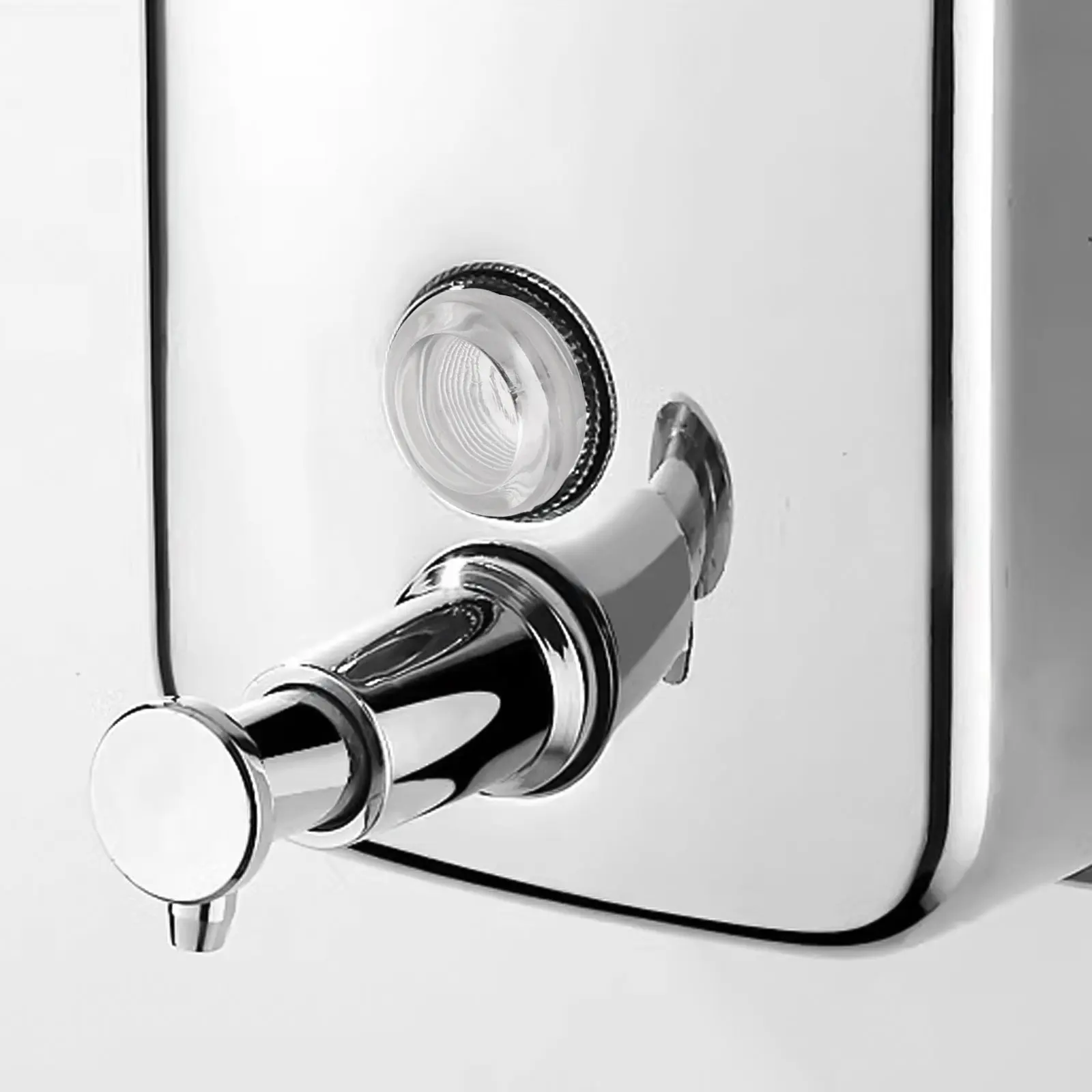 

8Pcs Soap Dispenser See-Through Covers Transparent Plastic Replacement Parts for Manual Liquid Dispensers Bathroom Shampoo
