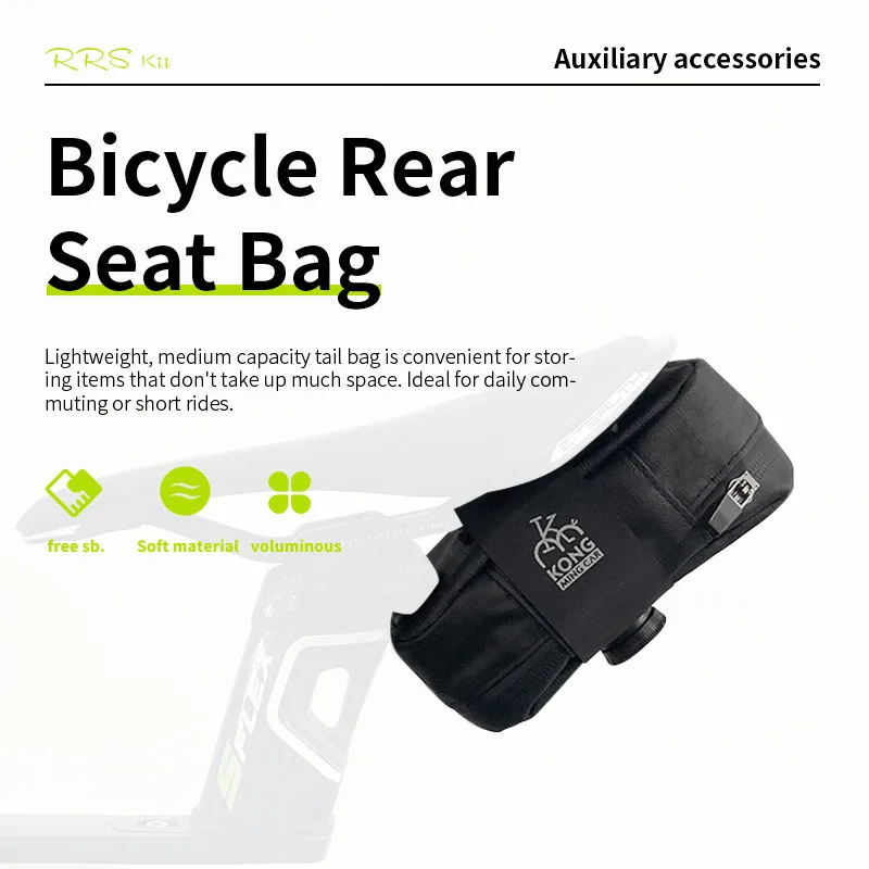 

Bicycle Saddle Bag Bike Seat Bag Waterproof Cycling Rear Seat Post Bag Large Capacity Tail Rear Bag MTB Road Bicycle Storage Bag