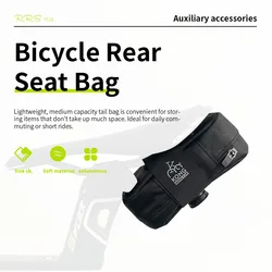 Bicycle Saddle Bag Bike Seat Bag Reflective Cycling Rear Seat Post Bag Large Capacity Tail Rear Bag MTB Road Bicycle Storage Bag