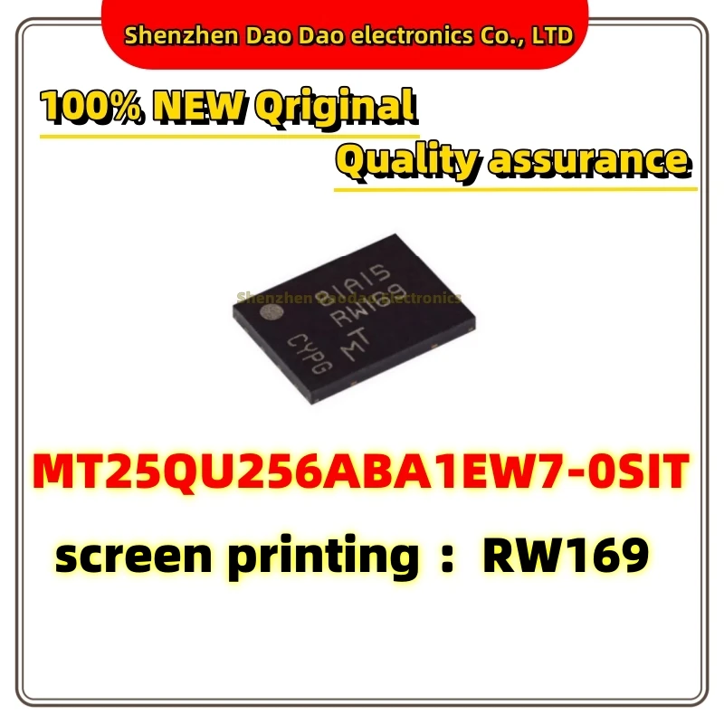 

MT25QU256ABA1EW7-0SIT screen printing RW169 IC FLASH WPDFN-8 new original