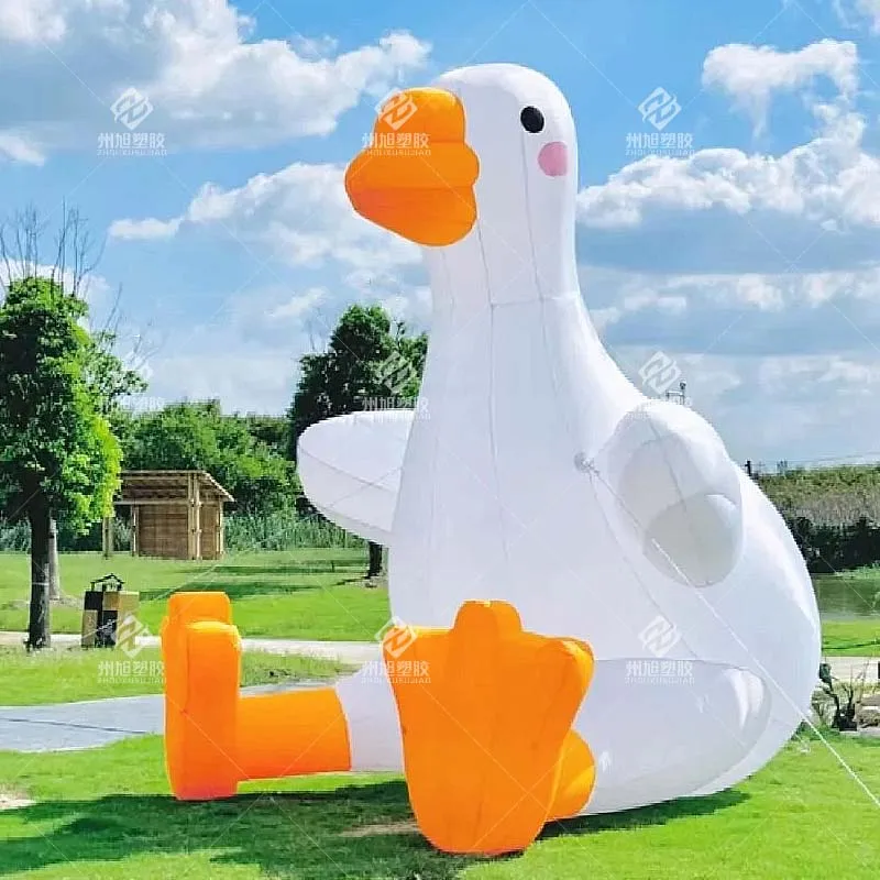 Customized Inflatable Duck,Cute White Duck White Goose Inflatable Model,Celebration Festival Activity Decoration Prop