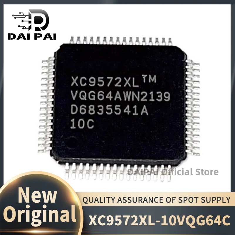 (10Pcs/Lot) 100% New original XC9572XL-10VQG64C XC9572XL-VQG64 XC9572XL-10VQ64C XC9572XL 10VQG64C TQFP64 Chipset