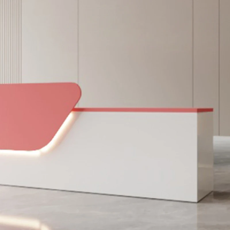 Cashier Table Reception Counter Hairdressing Modern Simple Reception Desks Beauty Center Mostrador Recepcion Counter Furniture