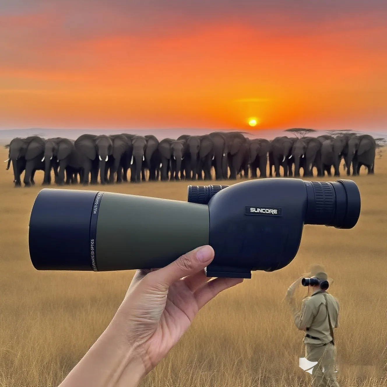 

Телескоп для наблюдения за птицами 25-75X60 для фотографии на открытом воздухе с сумкой для хранения, штатив с зажимом для фотосъемки в комплекте