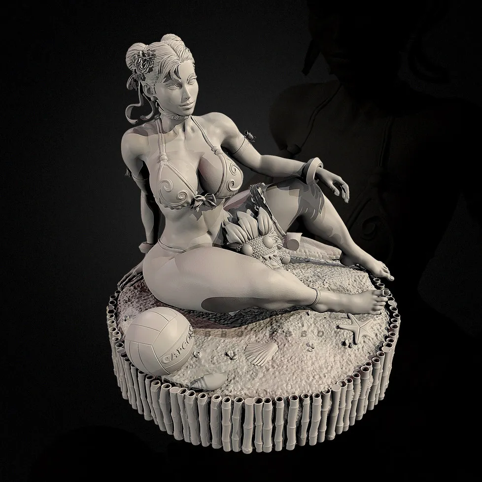 

Overall heights 30mm 40mm 65mm Resin model kits colorless and self-assembled （3D Printing ）TD-7808/3D