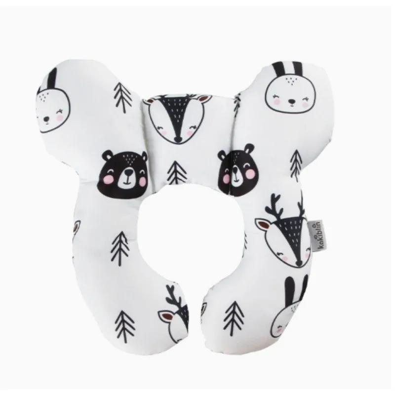 Cuscino da viaggio per bambini |   Supporto per testa e collo per neonati per passeggino per seggiolino auto | Cuscino ergonomico modellante per la testa del neonato a forma di U