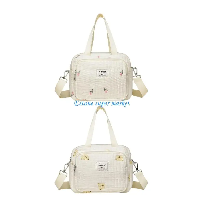 

090B Fashionable Procreator Diaper Bag Waterproof Component Multiple Pockets Ergonomic Tie Design