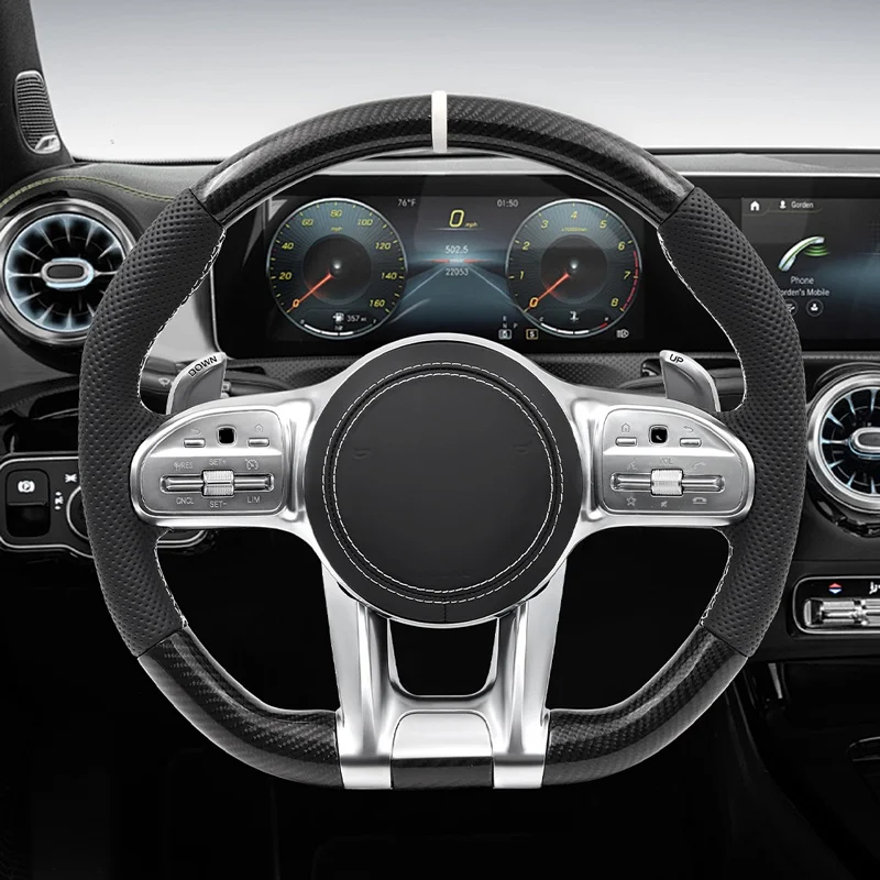 

Carbon Fiber Steering Wheel Accessories for W205 W163 W177 W213 W222 W247 X167 X247 X253 X254 C43 C63 E53 E63 G63 C190 C118