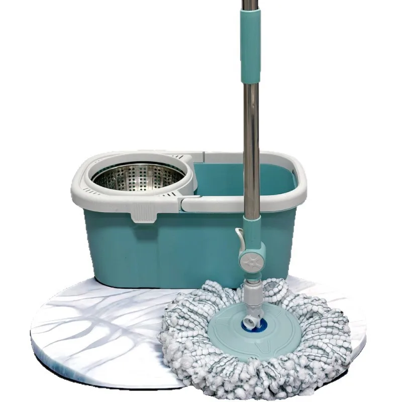 Thickened Rotating Mop Bucket Set Wet And Dry Household Cleaning Tool Handless Washing Dehydrating Mop for Floor Cleaning view 5