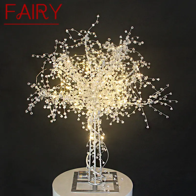 FAIRY Modern Creative Crystal Flower Stand Light String for Party Road Lead Lights Decoration Events Wedding