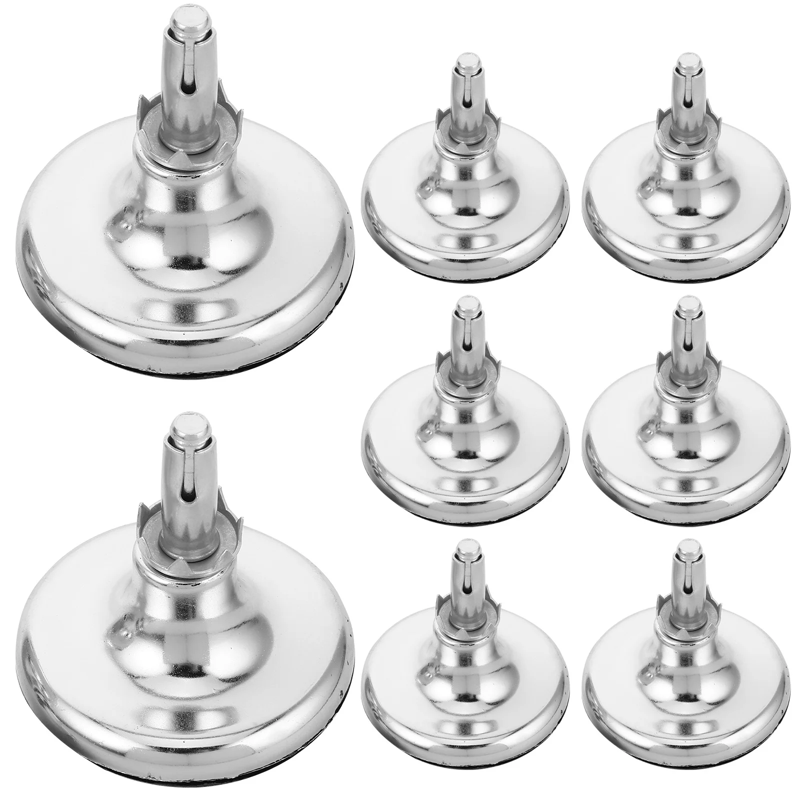 

8pcs Furniture Legs Replacement Bed Frame Feet Couch Floor Grippers Strong Load-Bearing Chair Leg Protectors Silent Stool Covers