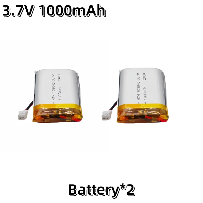 103040 3.7V 1000mAh with PCM protection board, overcharge and overload protection, equipment use is more reassuring. ​ ​
