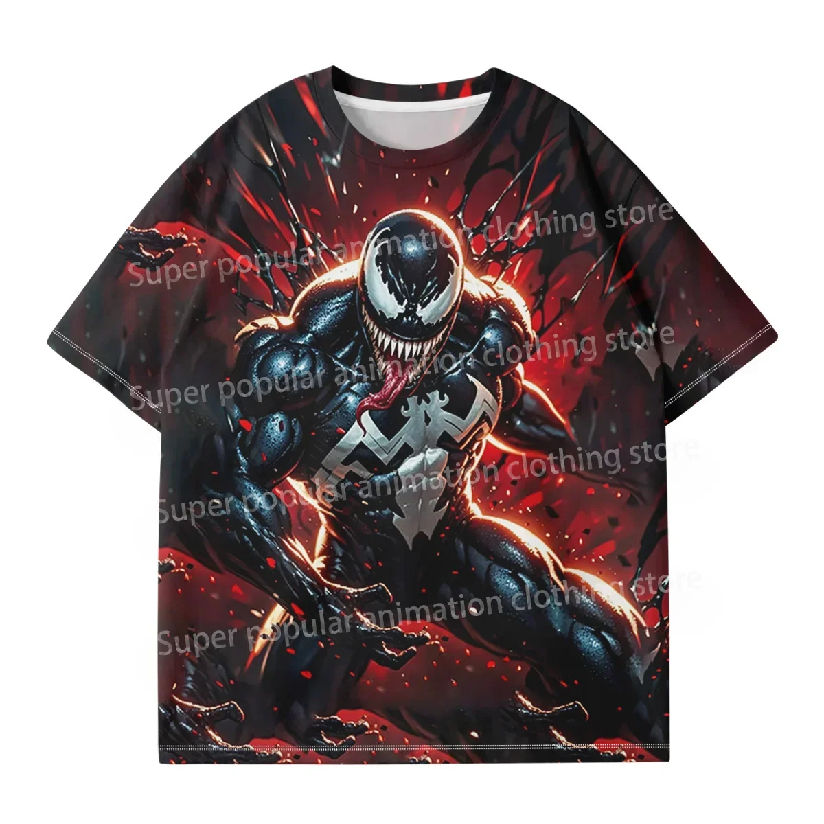 

Летние хиты продаж, мужские и женские футболки Venom 2025, новая футболка из фильма Marvel, быстросохнущая и дышащая нейтральная футболка