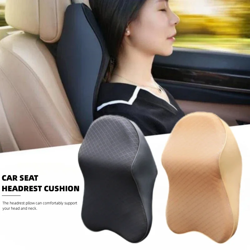 

Memory Foam Neck Pillow Car Comfortable Seat Supports Lumbar Backrest Car Seat Headrest Cushion Pads For Neck Pain Relief