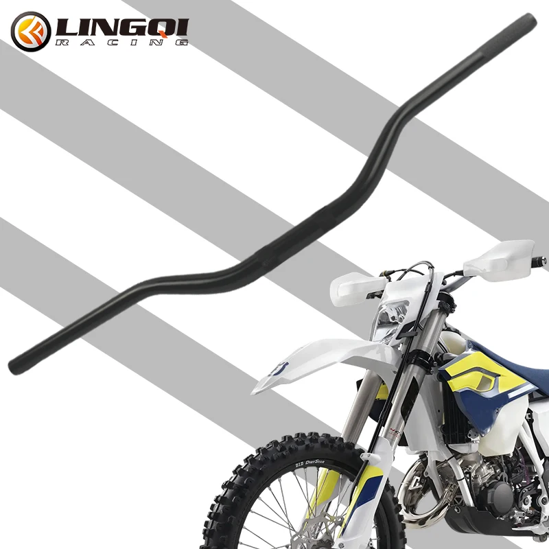 LINGQI RACING Universal 22mm Motorcycle Handlebar CNC Aluminum Alloy Scooter Handle Bar Steering Wheel Handle Bar For Dirt Bike