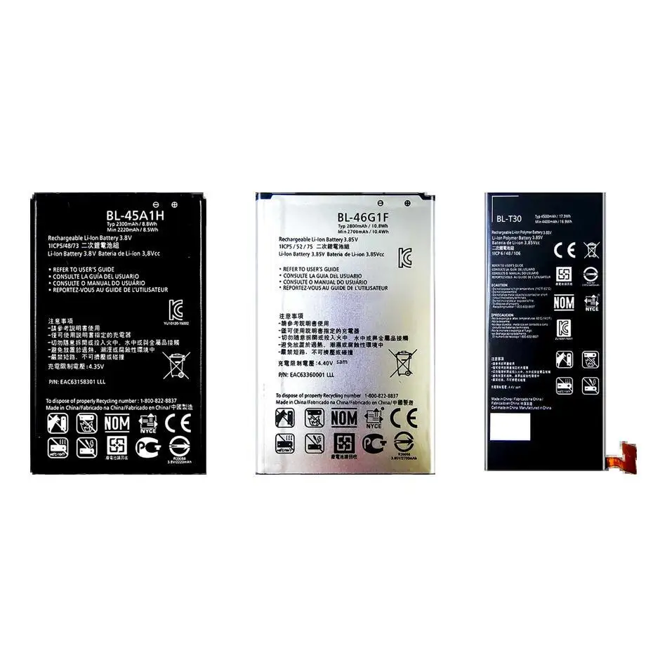 Аккумулятор высокой емкости для мобильного телефона BL-T30 BL-46G1F BL-45A1H 2300-4500 мАч для LG X 2 K10 F670k F670l F670s Power Lte Plus 2017 II Аккумулятор высокой емкости для мобильного телефона BL-T30 BL-46G1F BL-45A1H 2300-4500 мАч для LG X 2 K10 F670k F670l F670s Power Lte Plus 2017 II