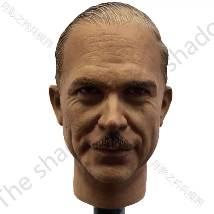 Gotowa głowa w skali 1/6, przedmalowana, z czasów II wojny światowej - żołnierz niemiecki, armia amerykańska, radziecka armia czerwona, do figurek kolekcjonerskich 12-calowych.