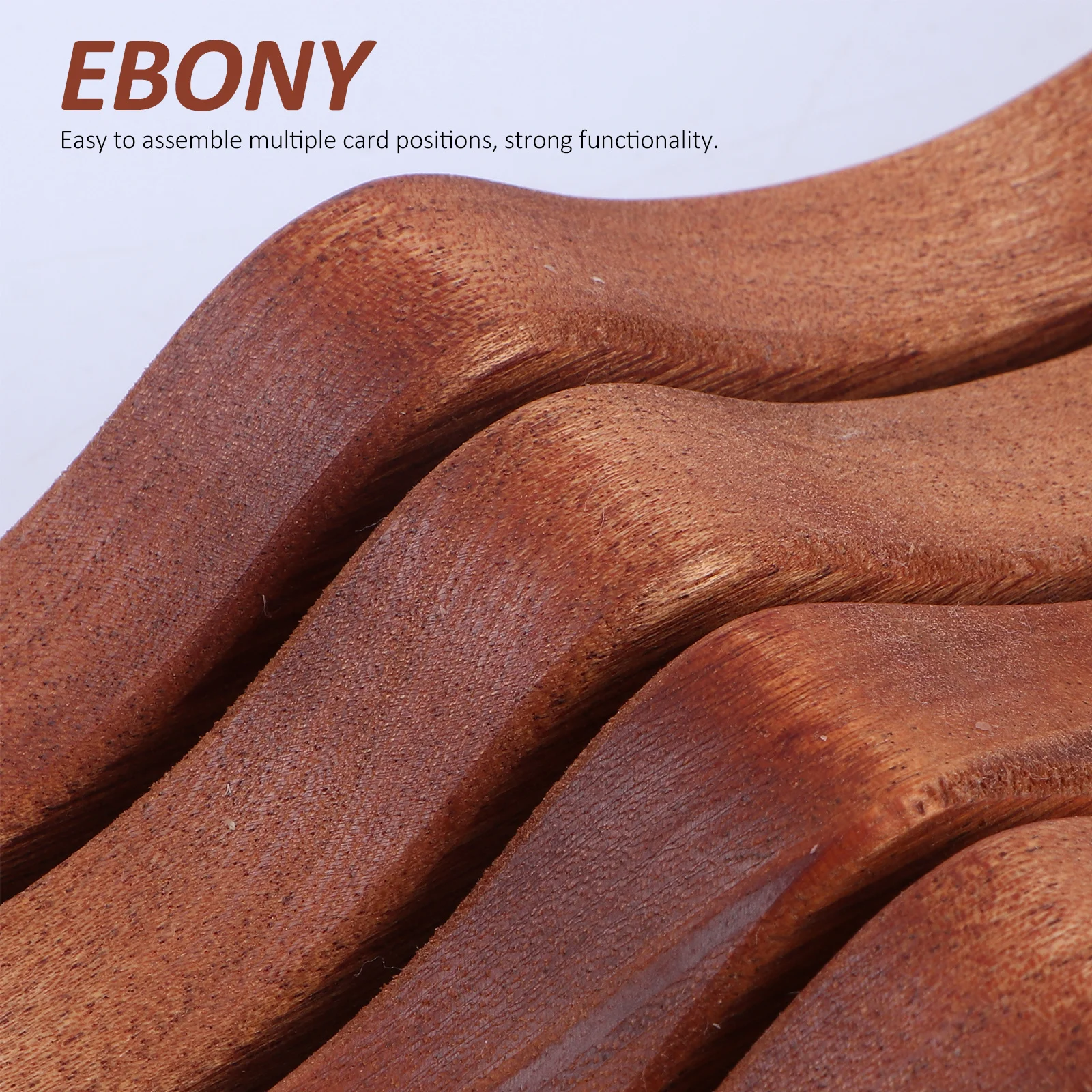 

1Pcs Kitchen Cutter Rack Light Brown Wooden Storage Holder Flat Bottom Simple Design Suitable for Cutters and