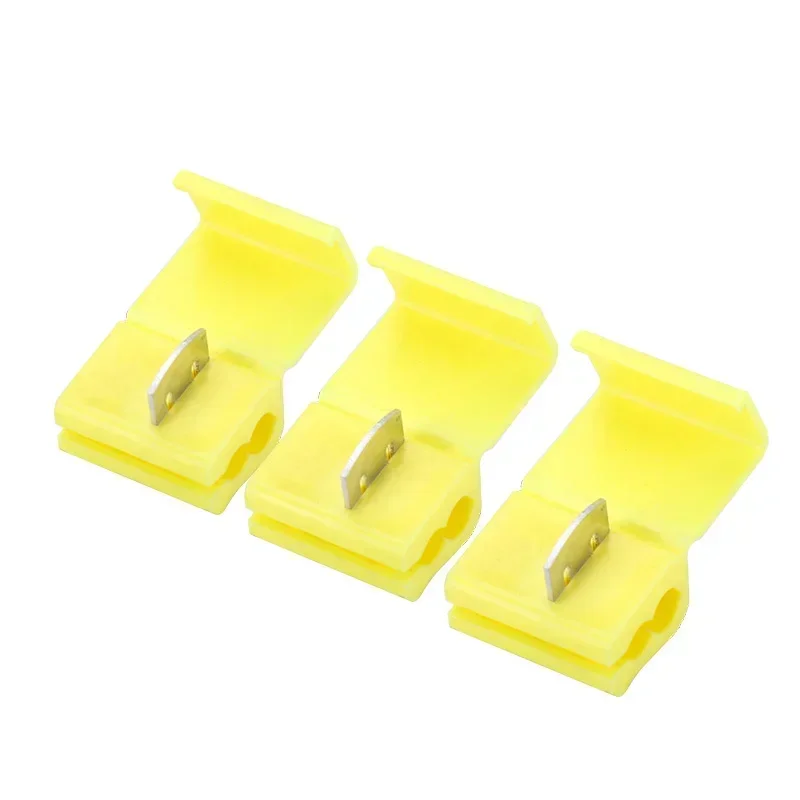 20-50pcs Wire and Cable Connectors Scotch Lock Quick Splice Snap Wire Connectors Crimp Non-destructive No Broken Wire AWG22-18
