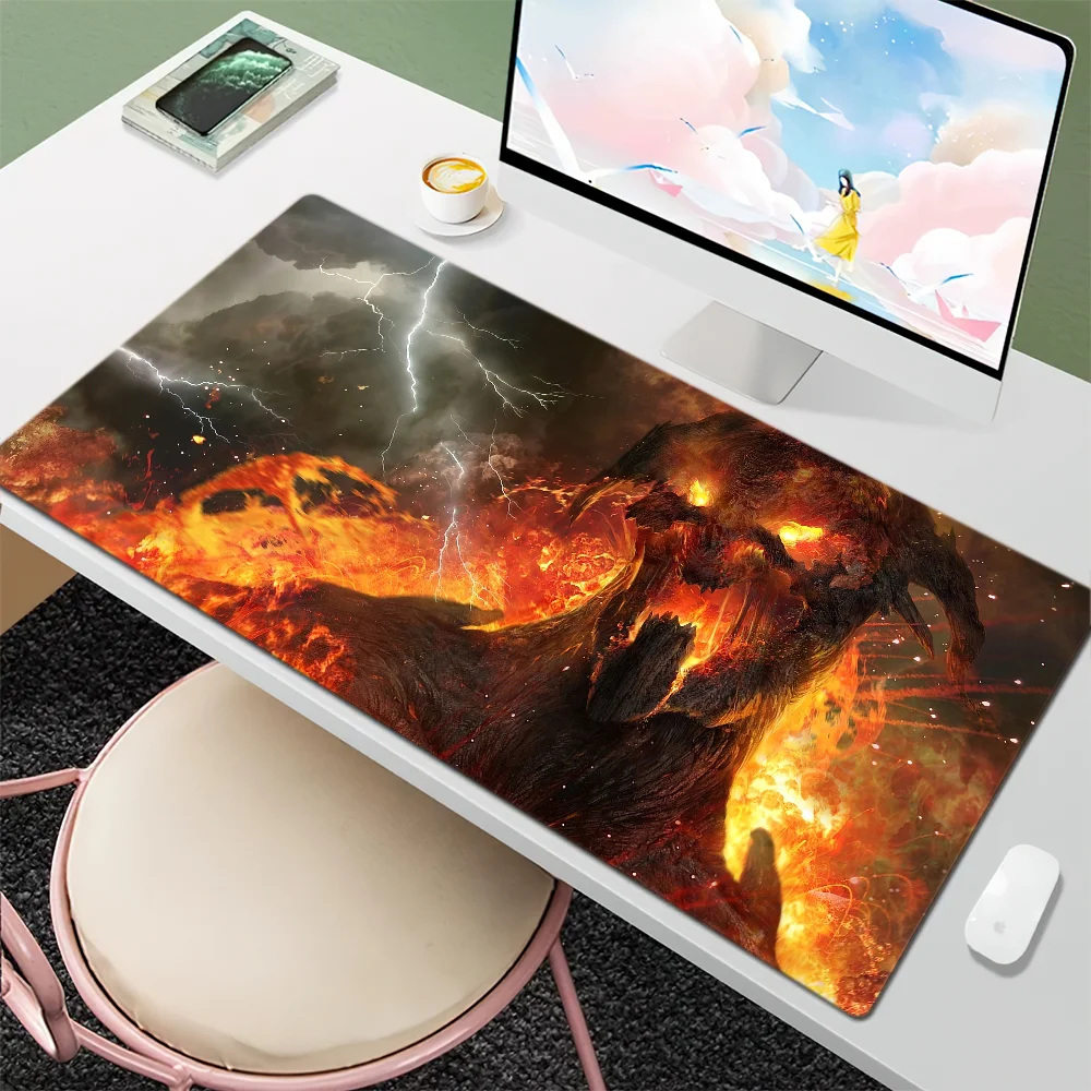 Movie Wrath of the Titans Mouse Pad Gamer Cabinet Pc Desk Mat Keyboard Computer Desks Xxl Mousepad Large Mausepad