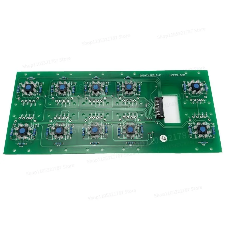 Applicable To CV150 Car Button Plate 5PIN1748P018-C Raw Plate UCE13-68C