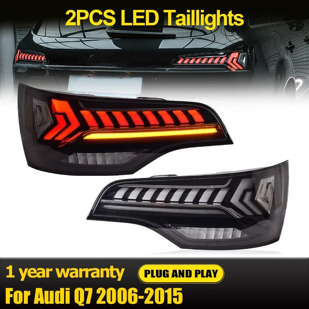 

2Pcs Rear Lights for Audi Q7 2006-2015 LED Tail Lights Car Styling Tail Lamp DRL Brake Reverse Stop Lamp Automotive Accessories