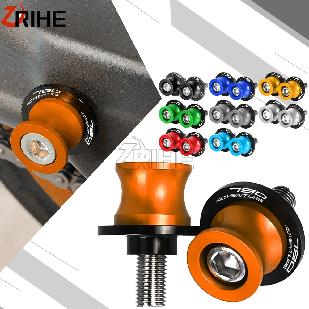 

CNC 790Adventure 790 Adventure R ADV 2019- 2022 2023 Motorcycle SwingArm Sliders Spools Swing Arm Stand Screws For DUKE 790 duke
