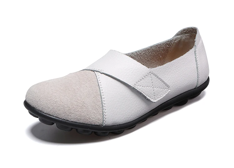 Frau Schuhe Weiche Leder Low Heels Schuhe frauen Elegante Wohnungen 2025, Casual Flache Schuhe Frauen Schuhe Neue Müßiggänger Zapatos mujer – Detail 24