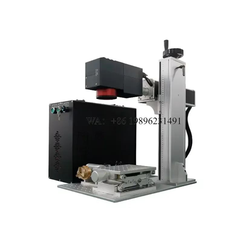 Wmwmnu 3D Auto JPT 50W Fiber Marking Engraving for Relief Deep Engraving Metal
