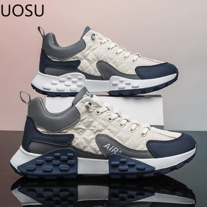 UOSU-zapatillas de deporte para hombre, zapatos deportivos bonitos y modernos, elegantes e informales, de alta calidad, populares, nuevo estilo