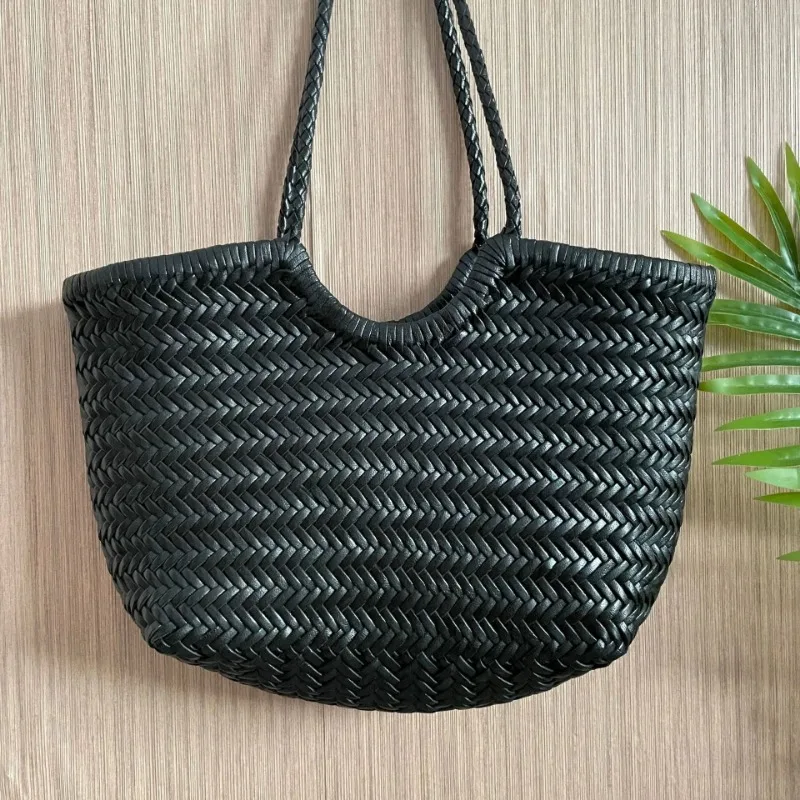 Borsa da donna in vera pelle di vacchetta borsa a mano in tessuto personalizzato fatta a mano borsa a tracolla da viaggio da spiaggia estiva da donna