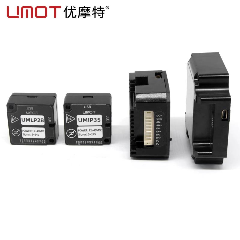 

UMOT 2-фазный 28 35 42 57 мм UMIP/UMLP серии Nema11 14 17 23 0,1-3,5A DC12-50V Шаговый драйвер с замкнутым контуром/открытой контуром для фрезерного станка с ЧПУ