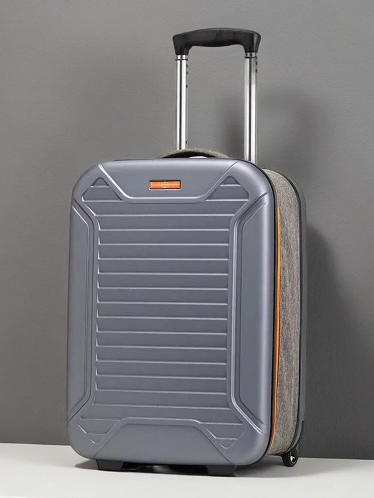 

Расширяемый складной чемодан, легкий чемодан на 360° ° Спиннерные колеса и замок TSA, сумка для ручной клади большой вместимости