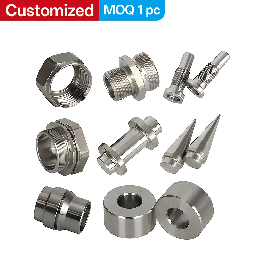 Customized Precision Hardware Parts 3D Model CNC Machining turning Laser Broaching Milling Service for Bronze  Stainless Steel