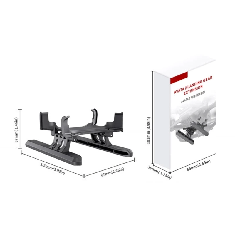 Replacement Heightened Leg Foldable Landing Gear Bracket for AVATA 2 Repair