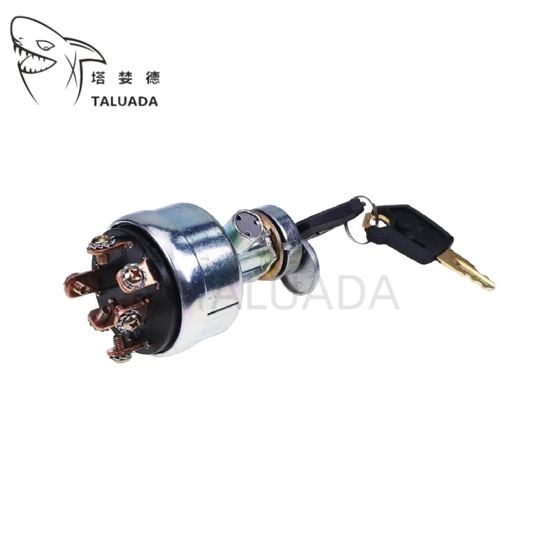 7Y-3918 7Y3918 For E307 E311 E312 E315 E317 E320 Ignition Switch 6 Wires With 2 Keys Excavator