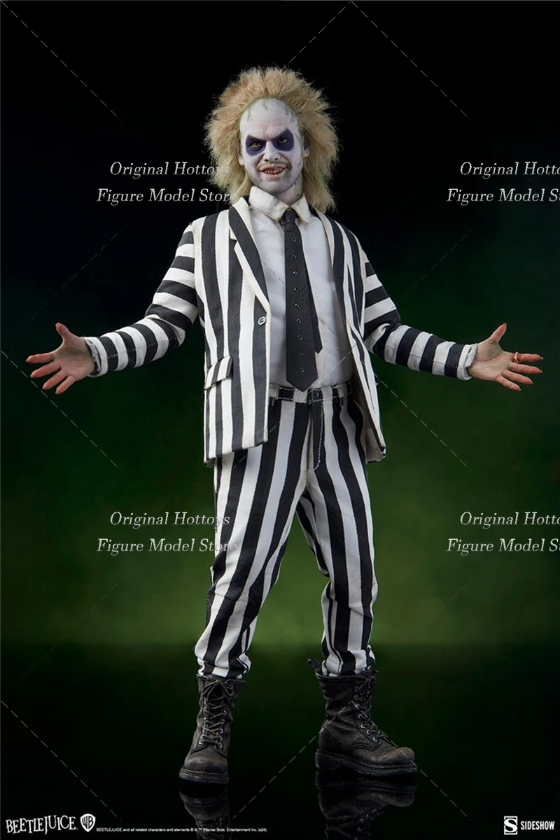 Sideshow 100490 1/6 Scale Male Soldier Michael Keaton Horror Movie Beetlejuice Full Set 12-inches Action Figure Model Gifts