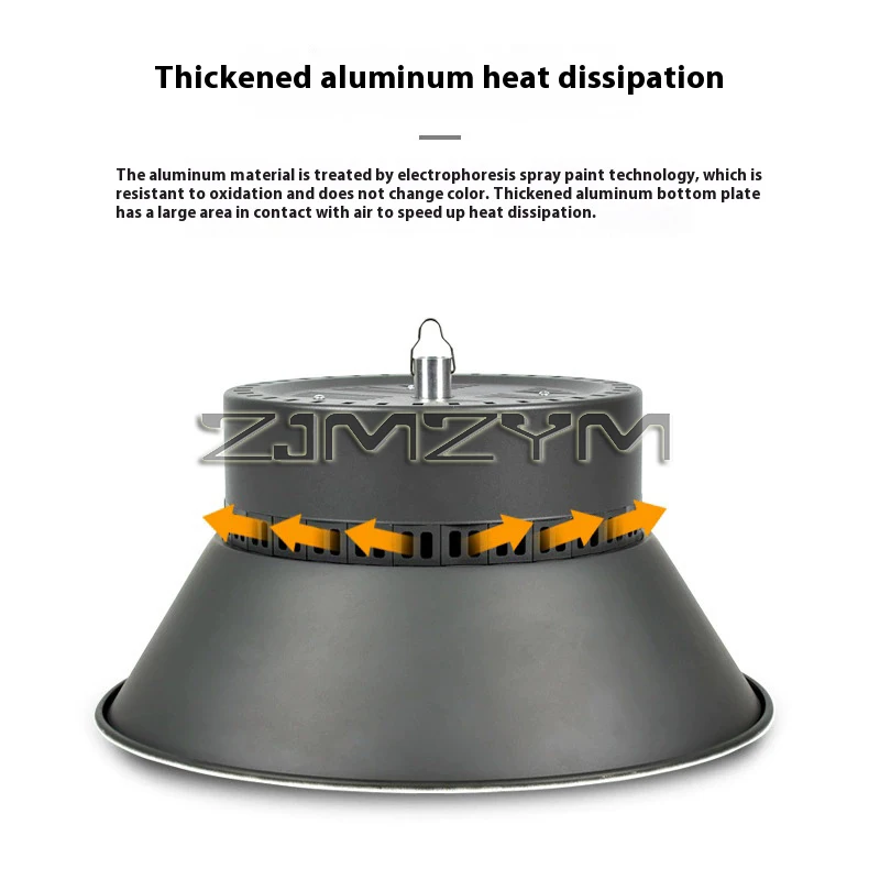 LED High Bay Lights 100W 200W 250W Bright Commercial Industrial Market Warehouse Garage Industrial Lighting
